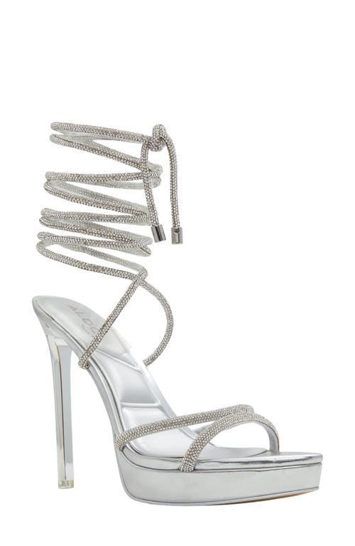 Izabella Silver Women's Strappy sandals | ALDO US Product Image