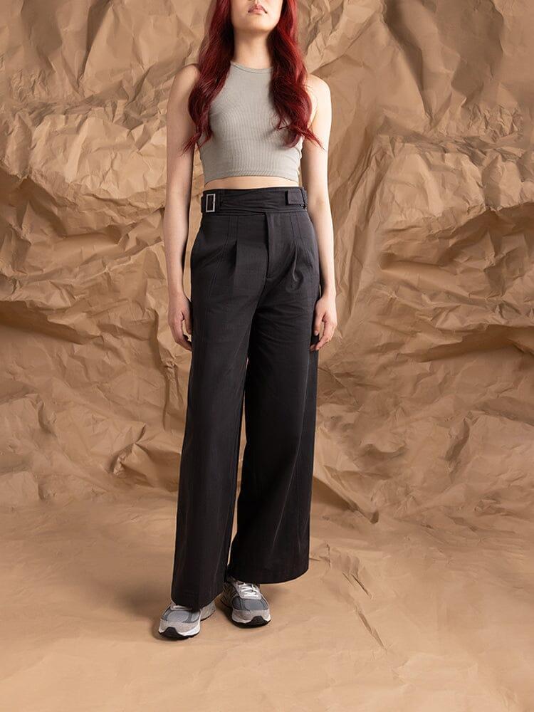 WOMEN'S GURKHA WIDE LEG TROUSER - COYOTE BROWN / 29/30 Product Image
