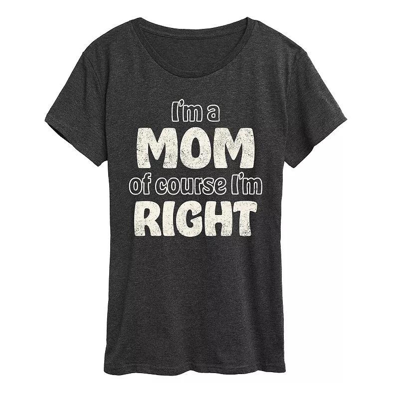 Disneys Minnie Mouse Grid Graphic Tee, Womens Product Image