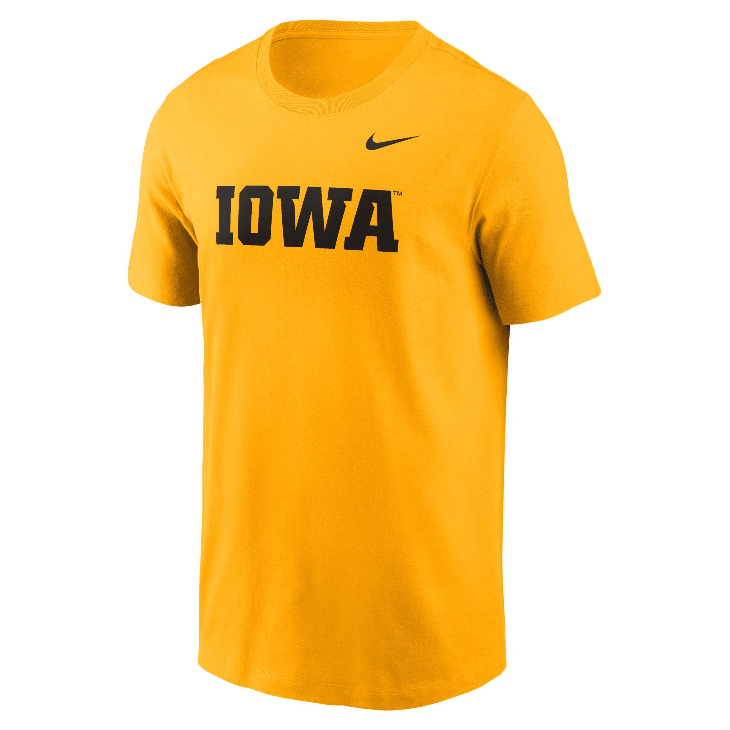 Men's Nike White Iowa Hawkeyes Primetime Wordmark T-Shirt, Size: 2XL Product Image