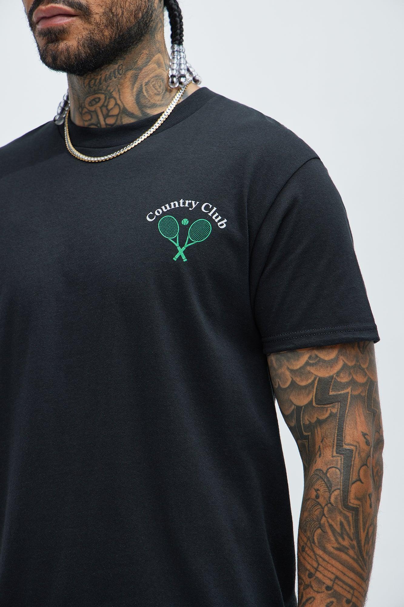 Country Club Members Only Short Sleeve Tee - Black Product Image