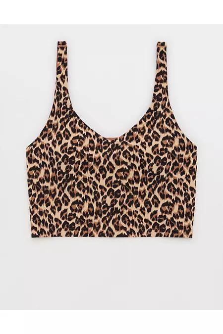 OFFLINE By Aerie Real Me Low Key Longline Sports Bra Women's Product Image
