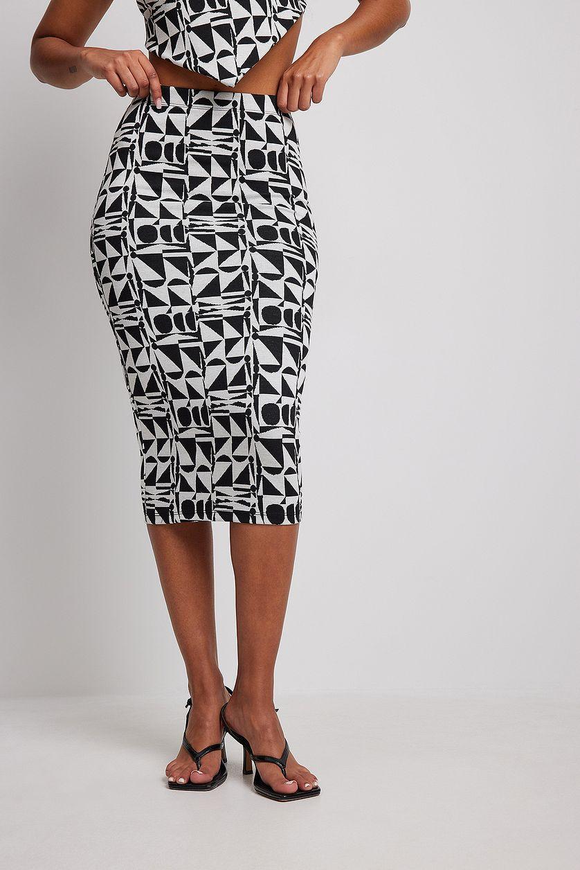 Midi Jacquard Skirt Product Image