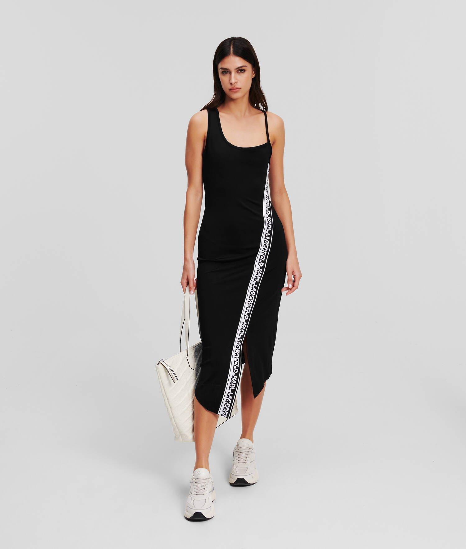 KARL LOGO ASYMMETRIC DRESS Product Image