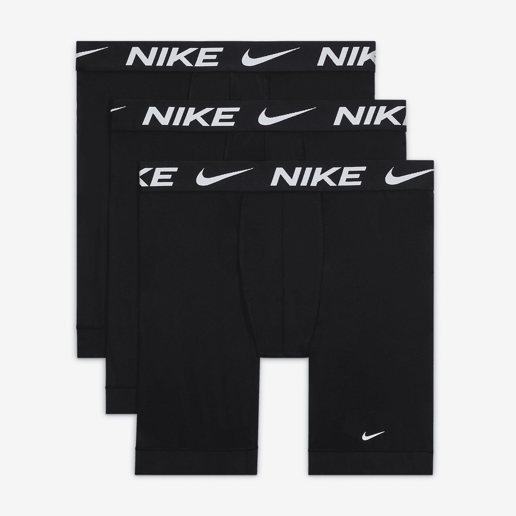 Nike Dri-FIT Essential Micro Long Boxer Briefs (3-Pack) Product Image