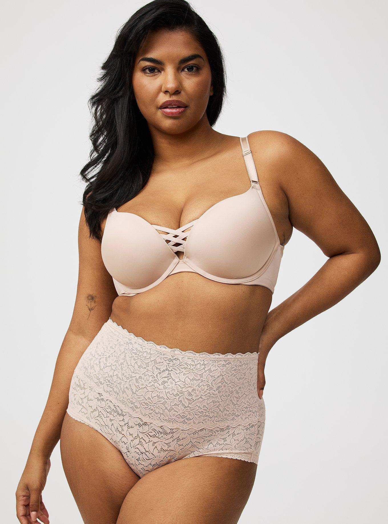 4-Way Stretch High-Rise Lace Panty Product Image