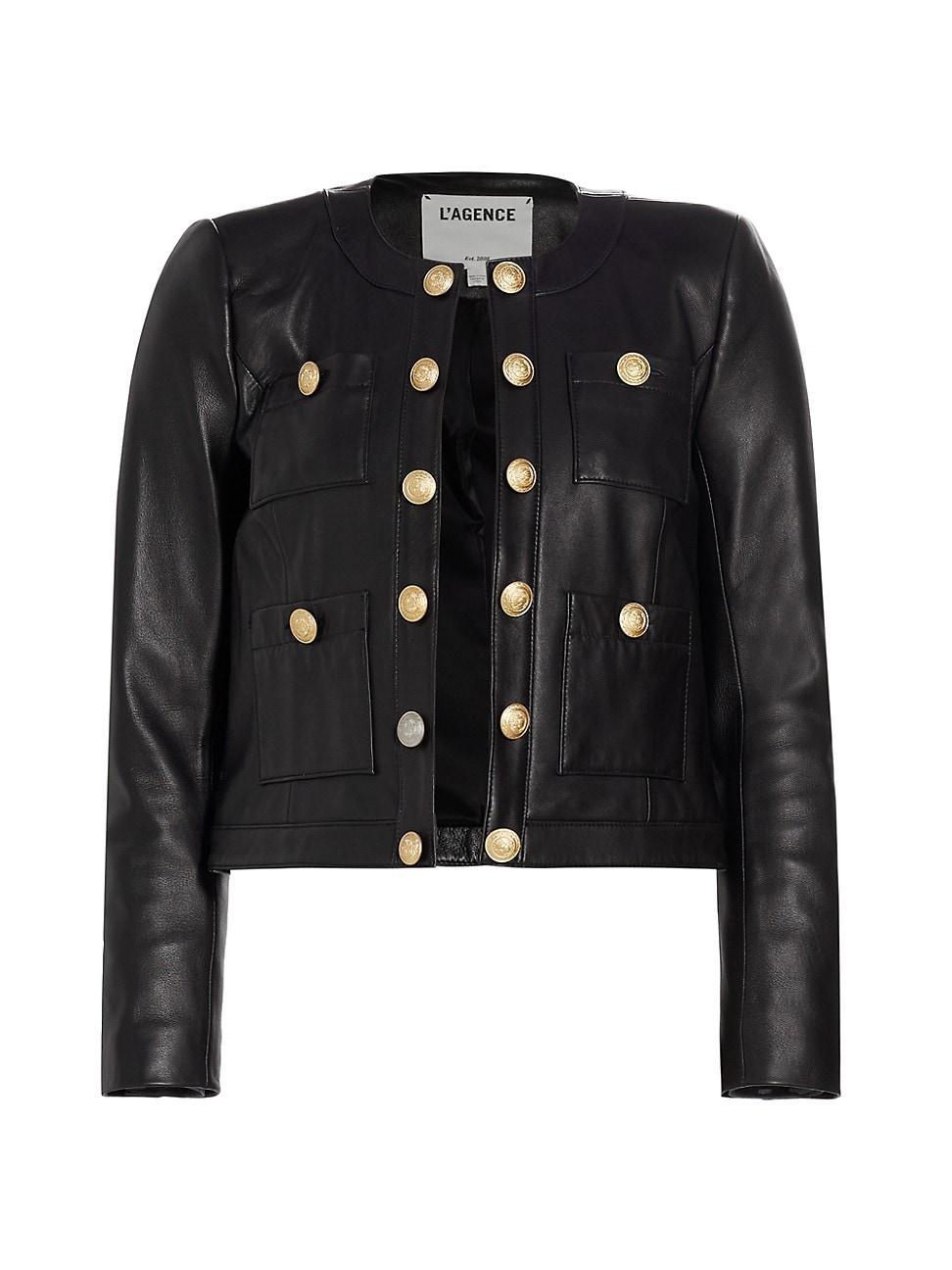LAGENCE Jayde Collarless Jacket Product Image