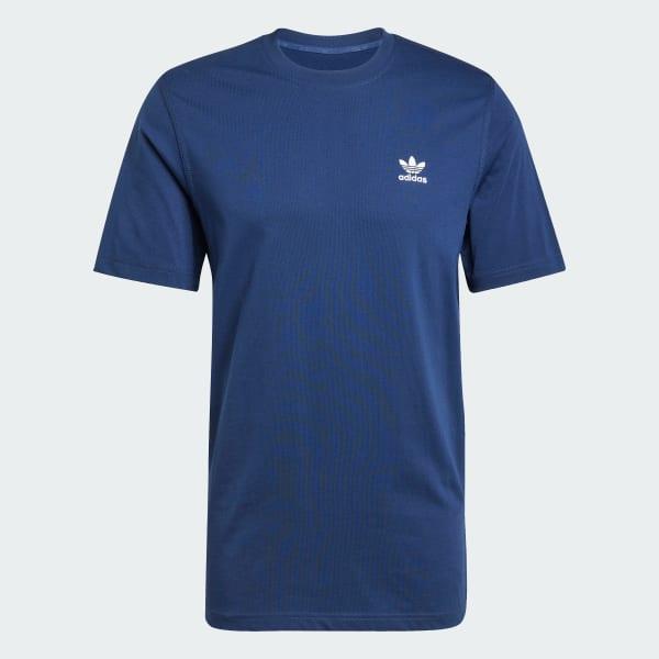 adidas Trefoil Essentials Tee Night Indigo L Mens Product Image