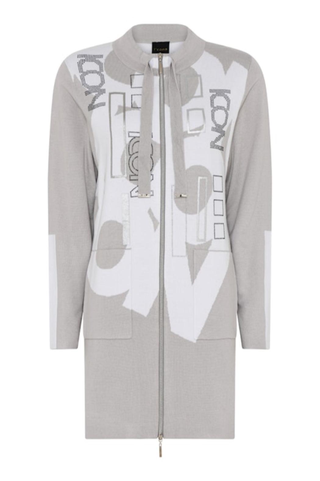 Pearl Grey Cardigan Product Image