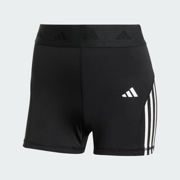 adidas Hyperglam 3-Inch Leggings Core Black XL Womens Product Image