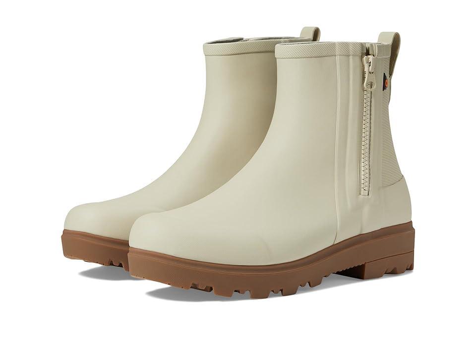 Bogs Holly Rain Zip Women's Waterproof Rain Boots, Size: 10, Oatmeal Product Image