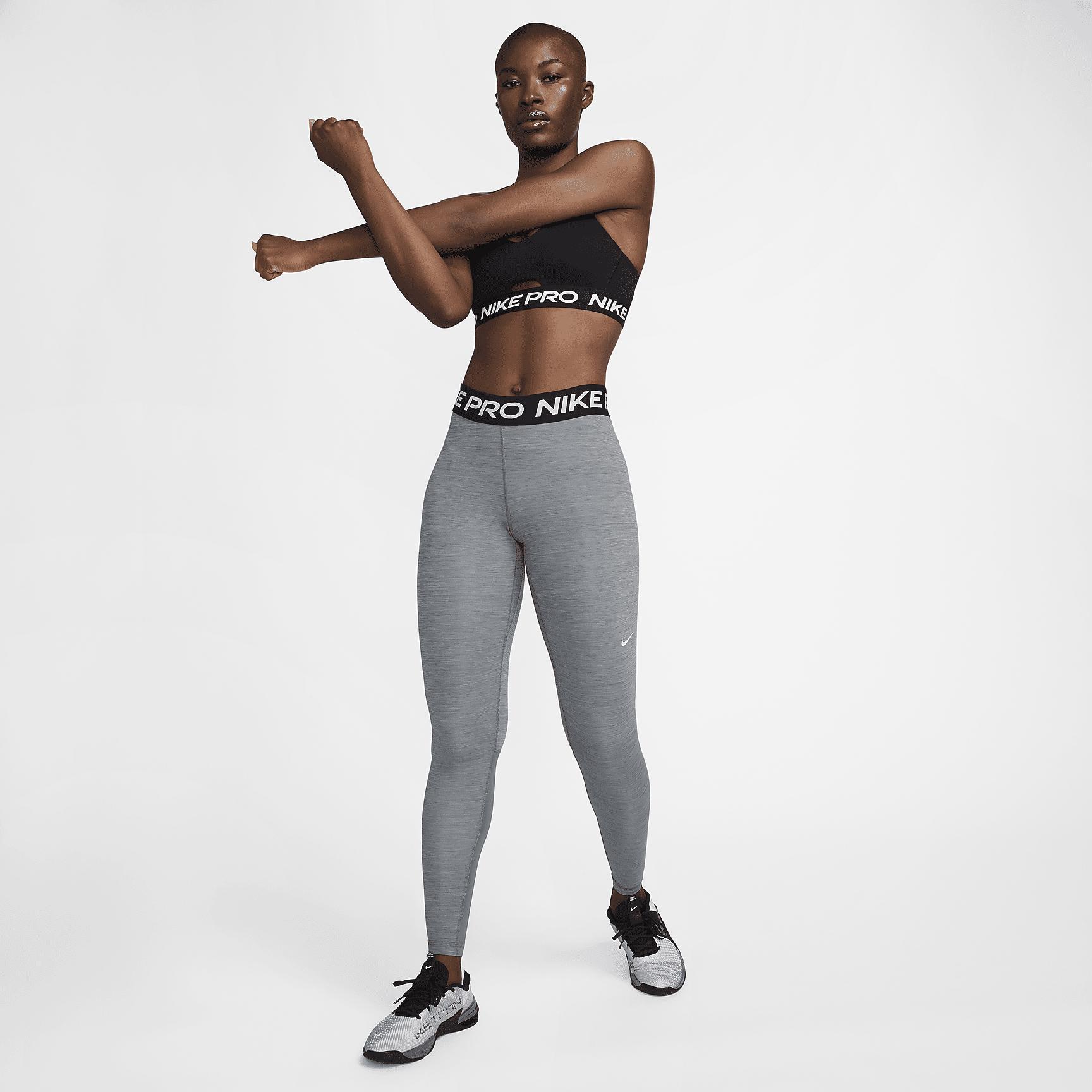 Nike Womens Pro 365 High-Waisted 7/8 Mesh Panel Leggings Product Image