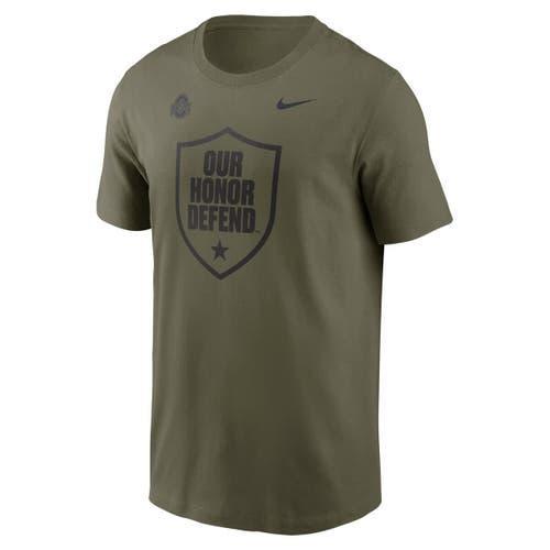 Men's Nike Olive Virginia Cavaliers 2024 Military Appreciation T-Shirt, Size: Medium, Team Product Image