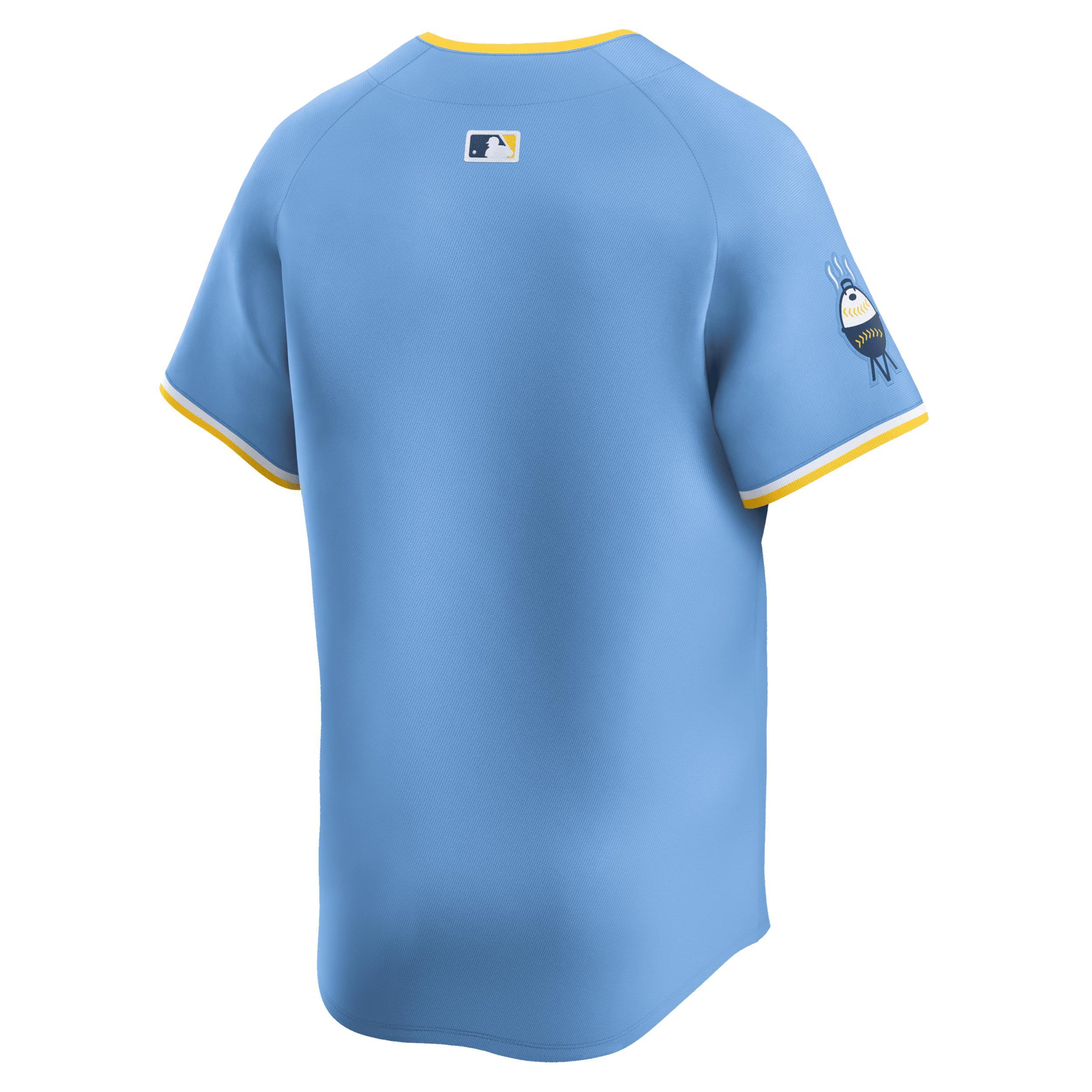 Mens Nike Christian Yelich Powder Blue Milwaukee Brewers City Connect Limited Player Jersey Product Image