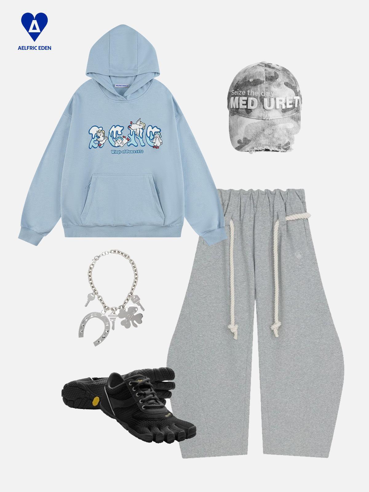 Aelfric Eden Peace Boxy Pullover Hoodie Product Image