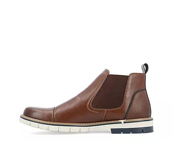 VANCE Waylon Men's Pull-On Chelsea Boots, Size: 8, Brown Product Image