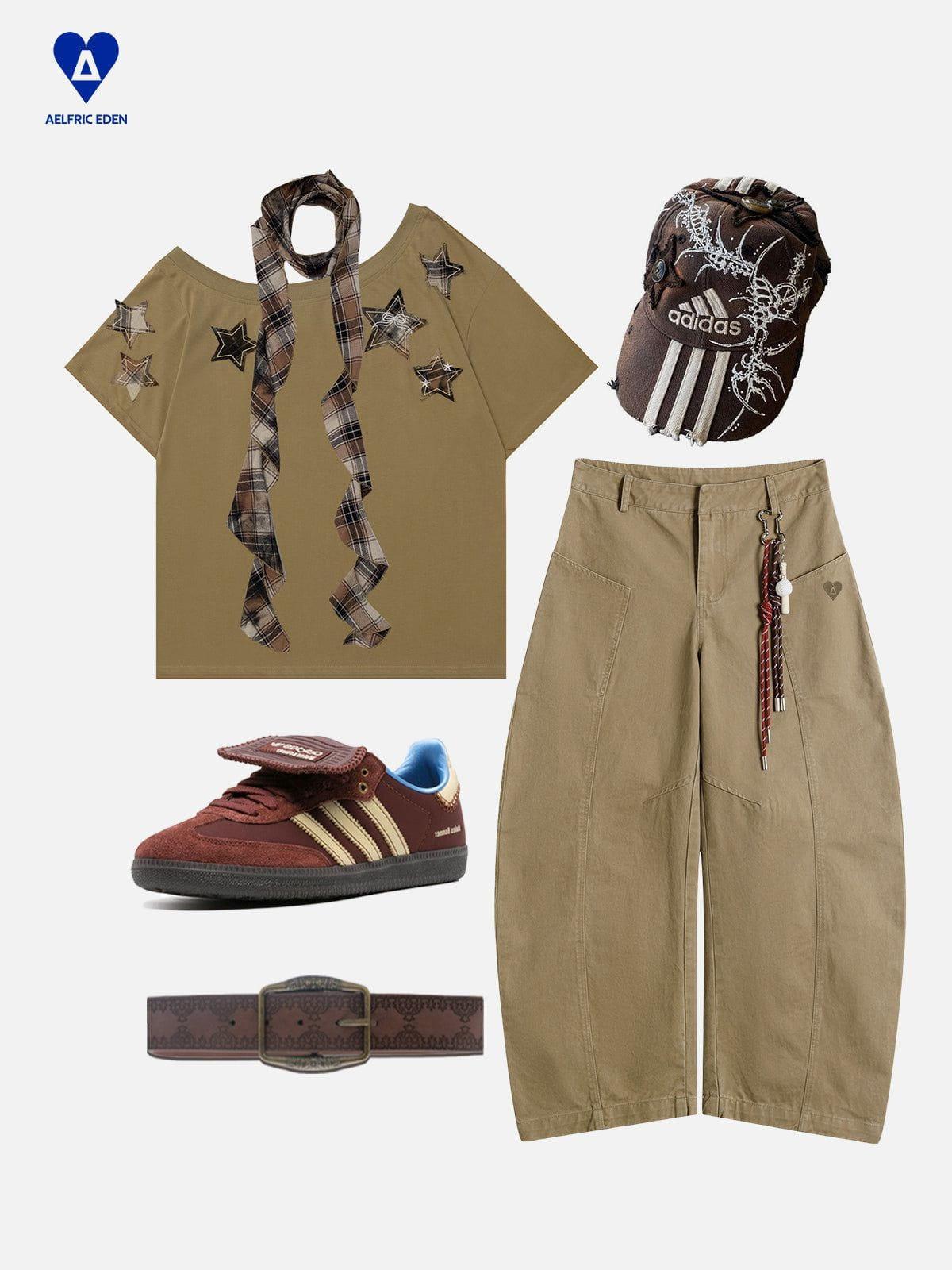 Aelfric Eden Baseball Chain Super Baggy Barrel Pants Product Image