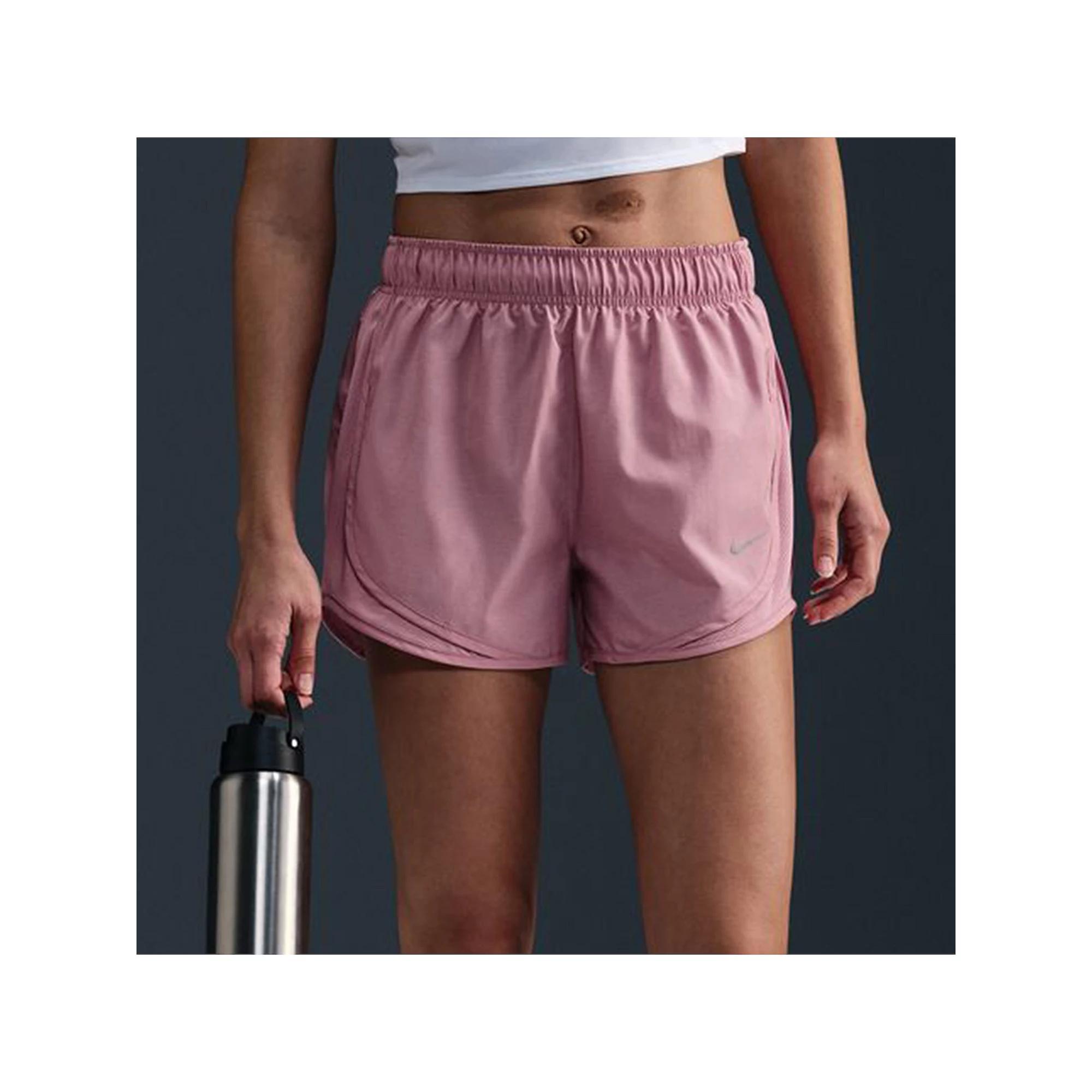 Women's Nike Tempo Dri-FIT Mid-Rise 3-in. Running Shorts, Size: Medium, Elemental Pink Product Image