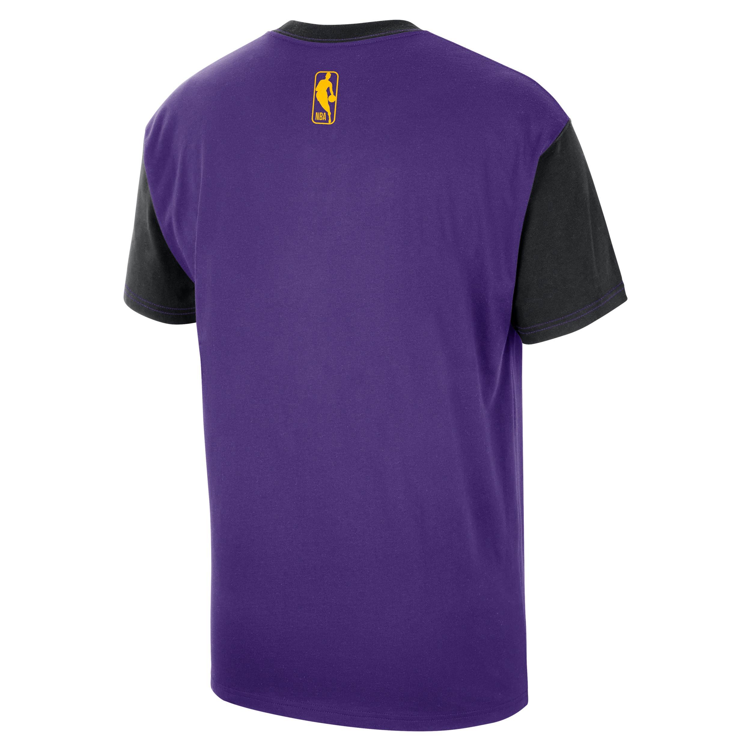 Los Angeles Lakers Courtside City Edition Nike Men's NBA T-Shirt Product Image