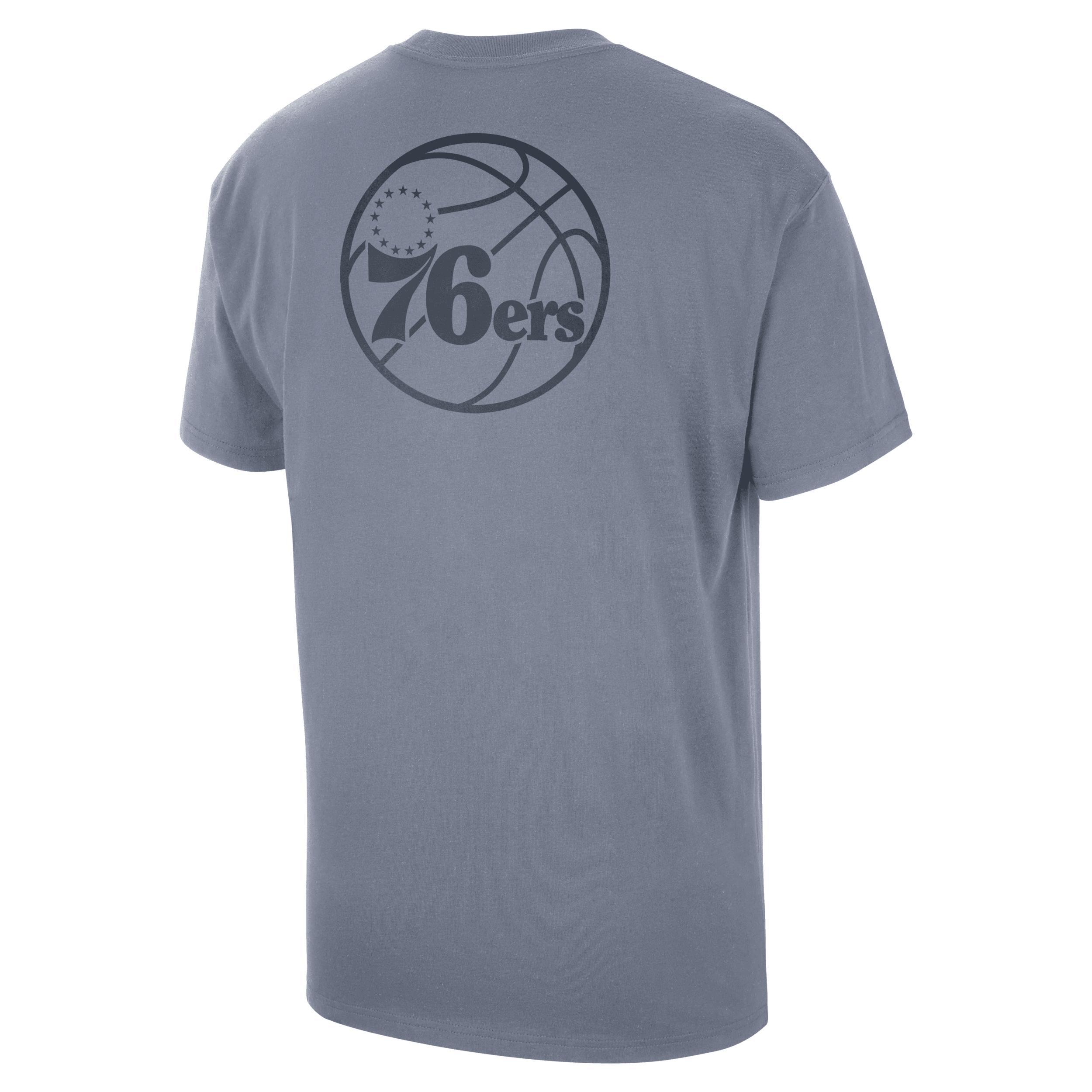 Mens Philadelphia 76ers Courtside Statement Edition Jordan NBA T-Shirt Product Image