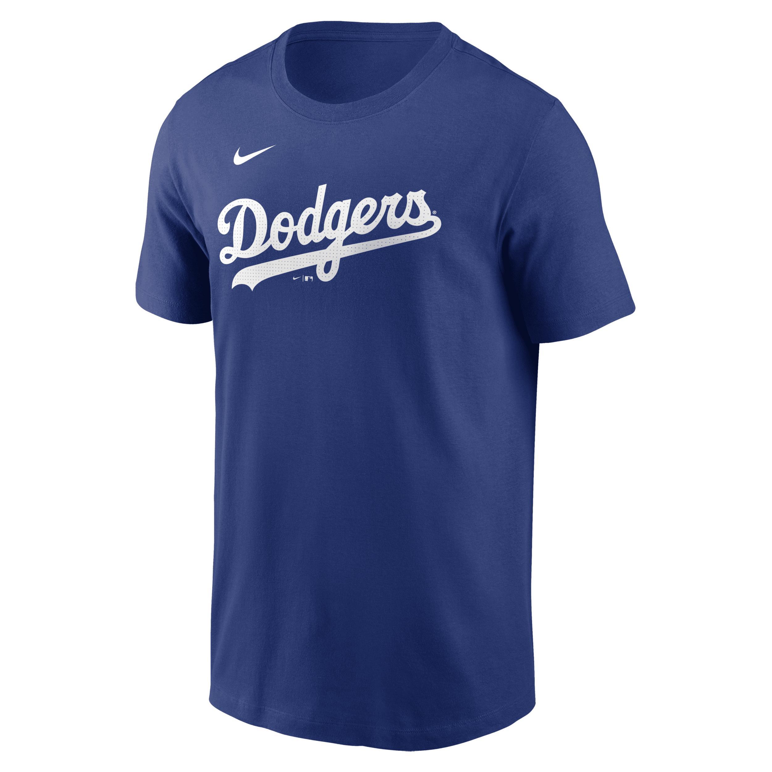 Mens Nike Clayton Kershaw Royal Los Angeles Dodgers Fuse Name & Number T-Shirt Product Image