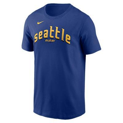 Mens Nike Ken Griffey Jr. Seattle Mariners 2025 City Connect Fuse Name & Number T-Shirt Blue Product Image