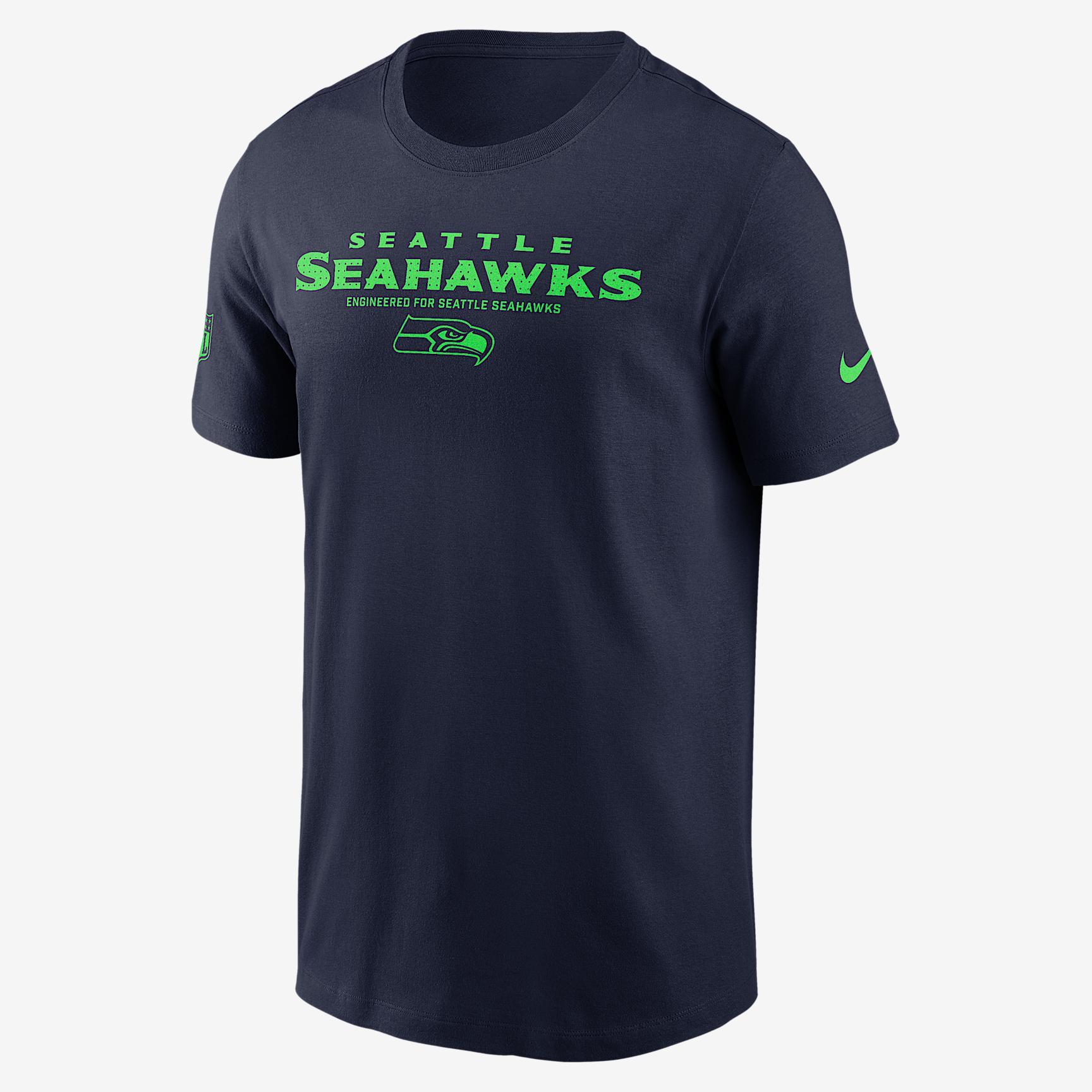 Seattle Seahawks Sideline Team Issue Men's Nike Dri-FIT NFL T-Shirt Product Image