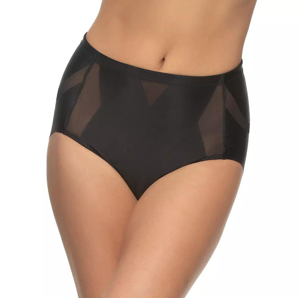 Jezebel by Felina Uplifted Satin & Mesh Shaper Briefs 640208, Womens Product Image