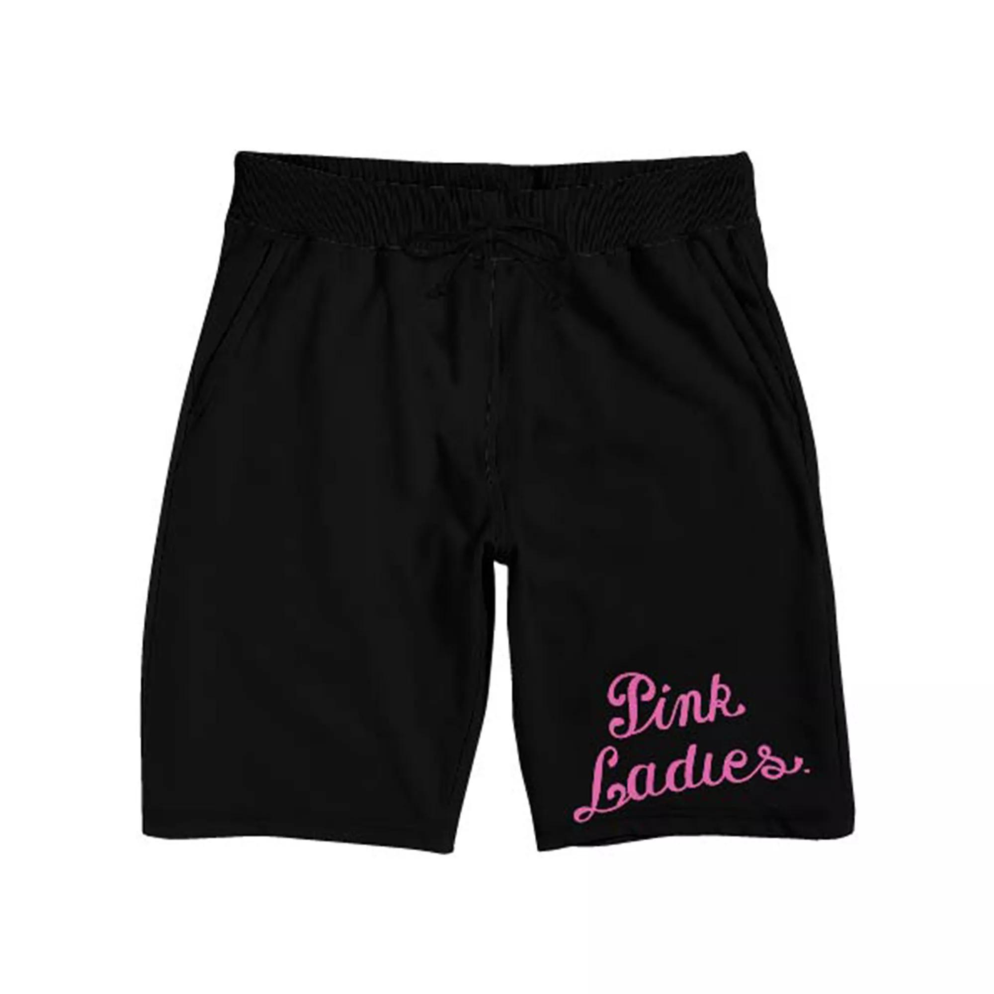 Men's Grease Pink Ladies 9-in. Sleep Shorts, Size: Small, Black Product Image