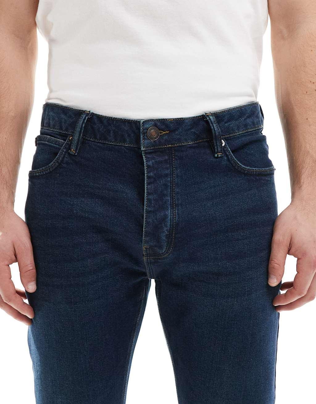 French Connection skinny fit jeans in dark indigo Product Image