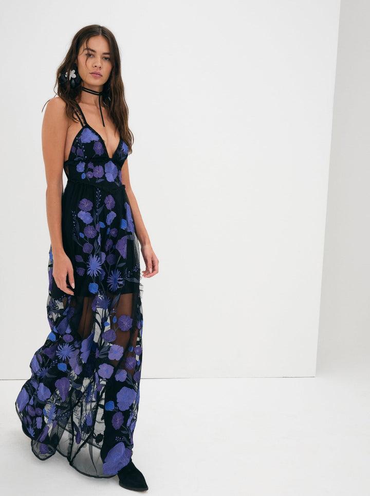 Kaylee Maxi Dress — Purple Product Image