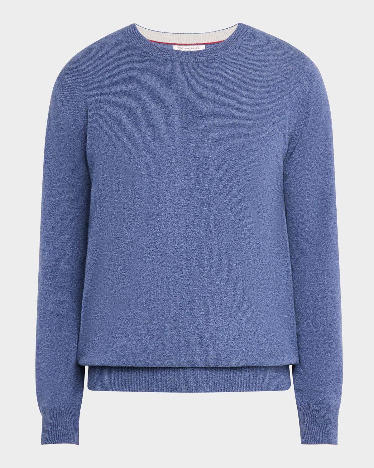 Mens Cashmere Crewneck Sweater Product Image