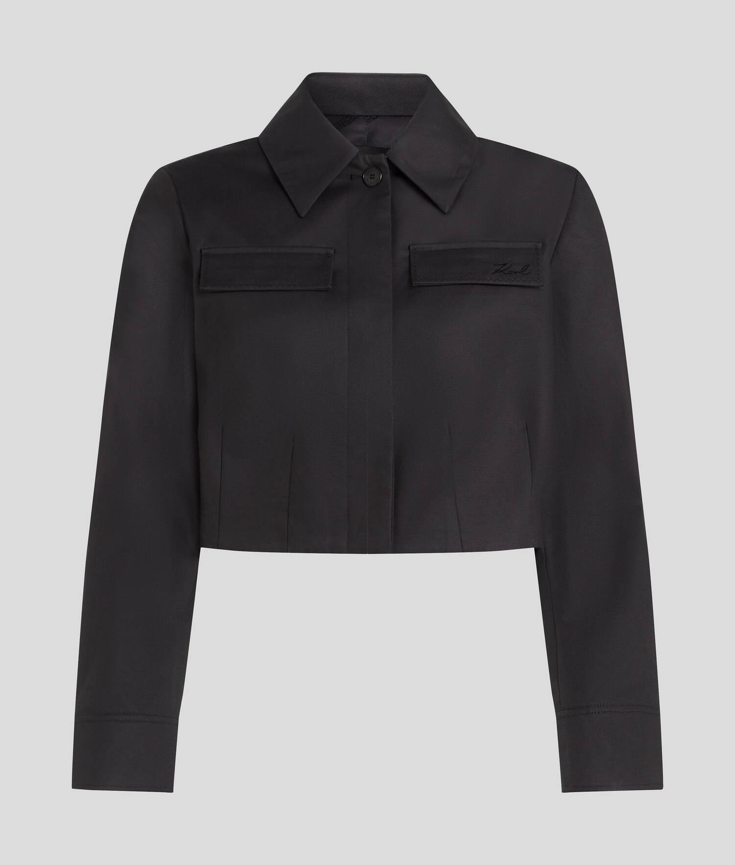 CROPPED BLOUSON JACKET Product Image