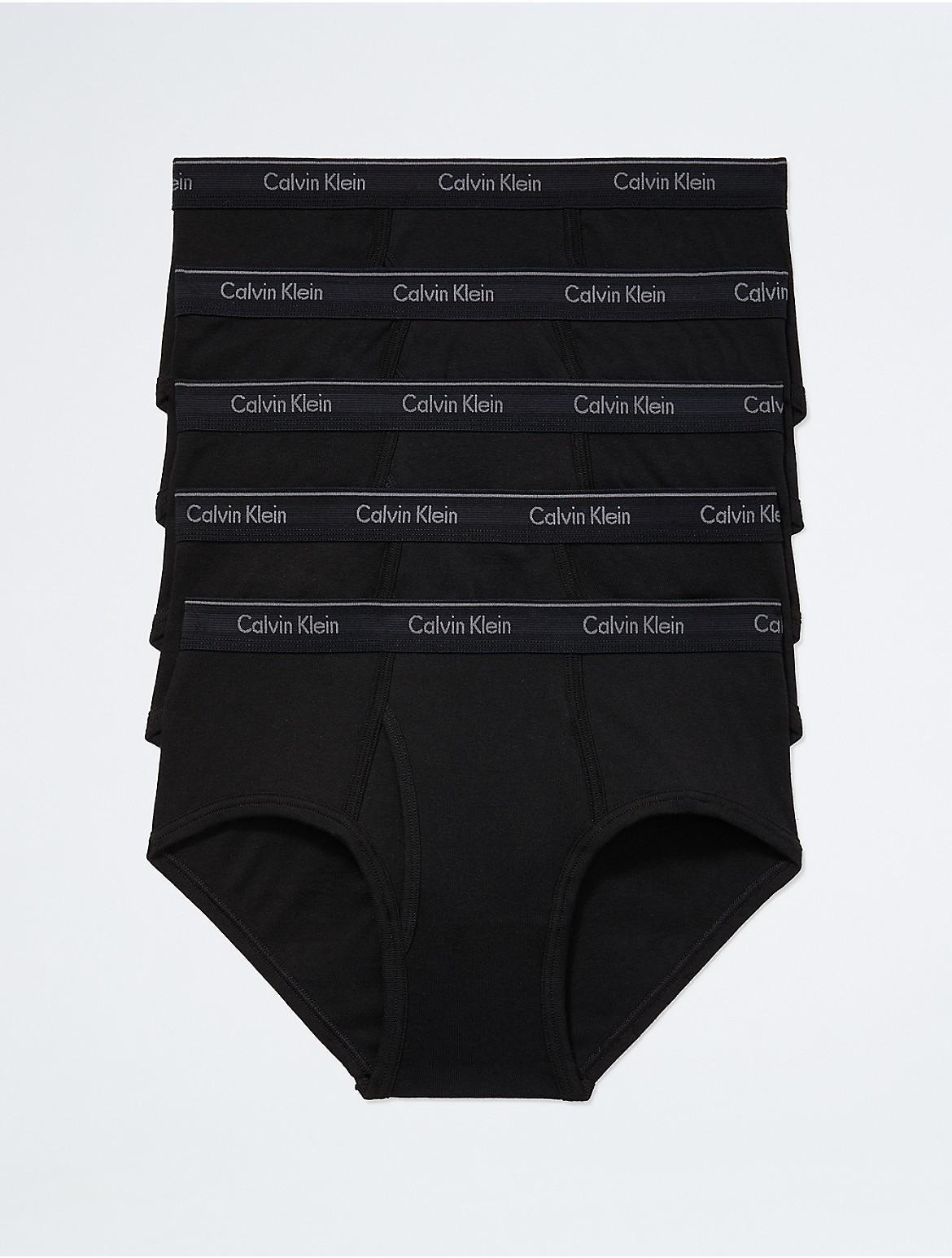 Calvin Klein Men's Cotton Classics 5-Pack Brief - White - XL Product Image