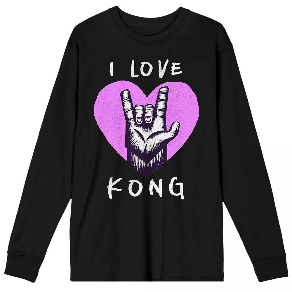 Men's Godzilla Vs. Kong The New Empire Long Sleeve Tee, Size: Medium, Black Product Image