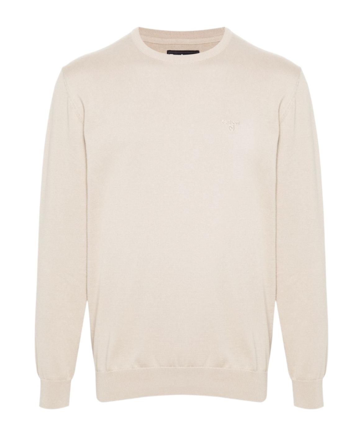 BARBOUR Pima Crewneck Jumper In Pink Product Image
