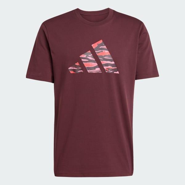 adidas Codes Camo Graphic Tee Olive Strata 2XL Mens Product Image
