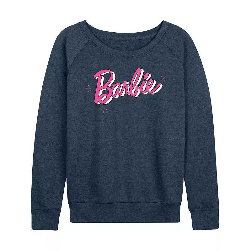 DIsney's Winnie The Pooh Women's Merry Christmas French Terry Long Sleeve Tee, Size: Medium, Grey Maroon Product Image