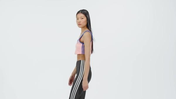 adidas Adicolor 3-Stripes Bra Top White 2XL Womens Product Image