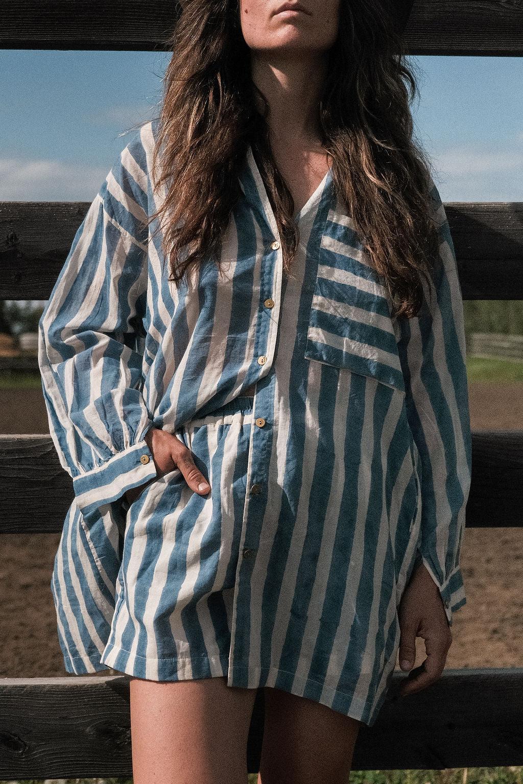 Summer Blue Artist Smock Product Image