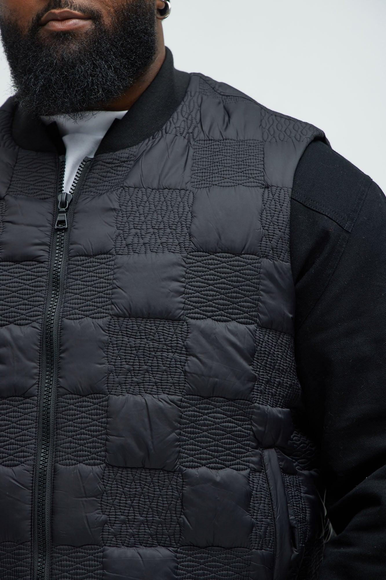 Easton Quilted Vest - Black Product Image