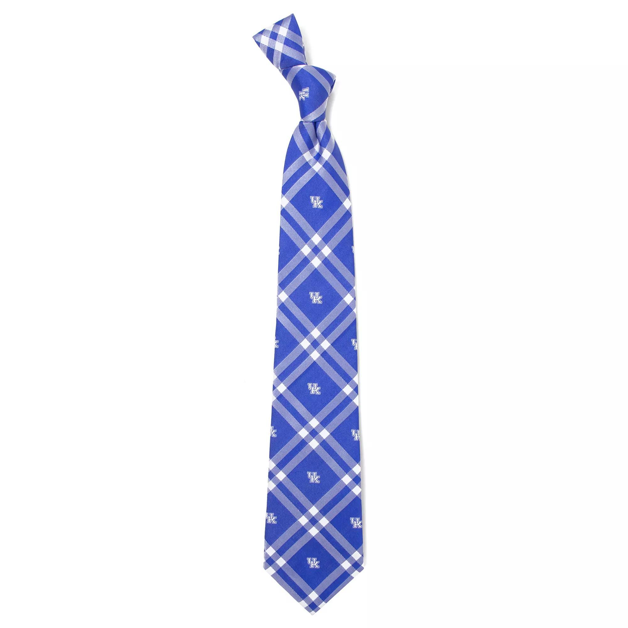 Men's Wisconsin Badgers Gingham Tie, Team Product Image