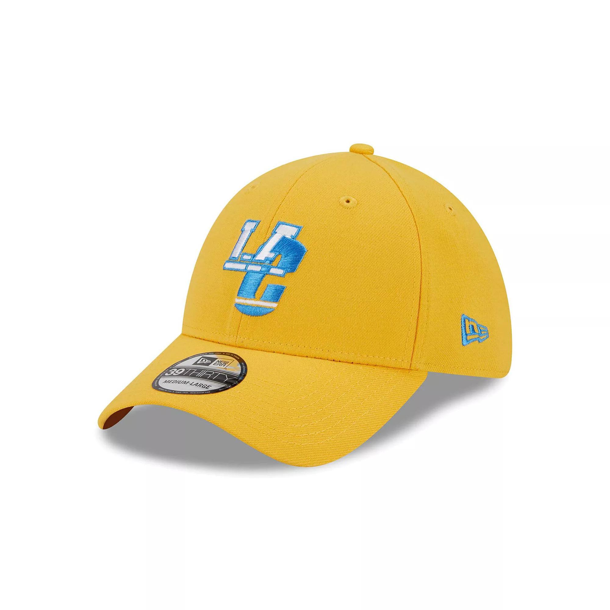 Men's New Era Gold Los Angeles Chargers City Originals 39THIRTY Flex Hat, Size: Medium/Large Product Image