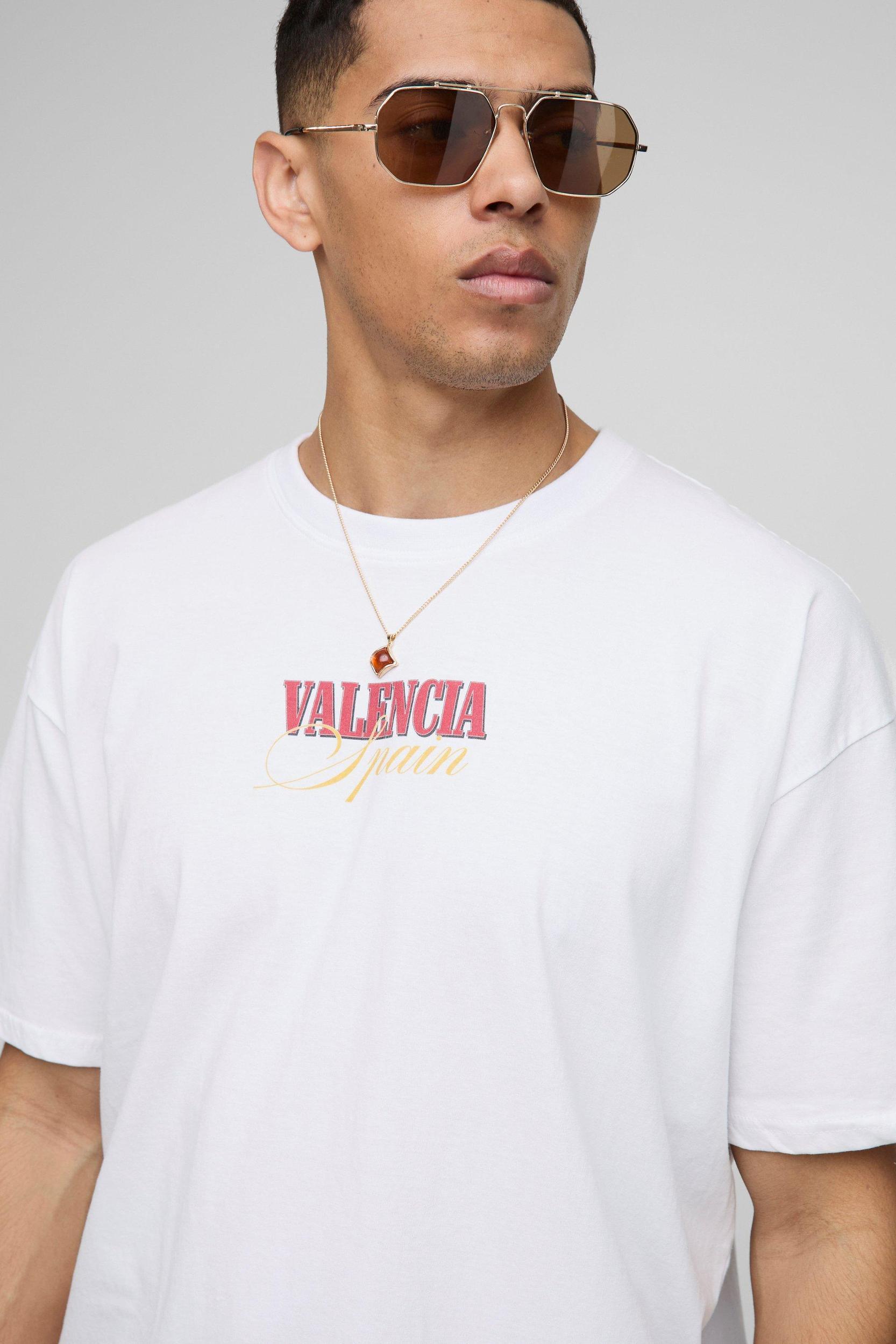 Oversized Valencia Moto T-Shirt | boohooMAN USA Product Image