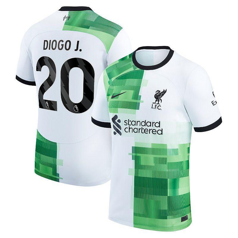 Mens Nike Diogo Jota White Liverpool 2023/24 Away Replica Player Jersey Product Image