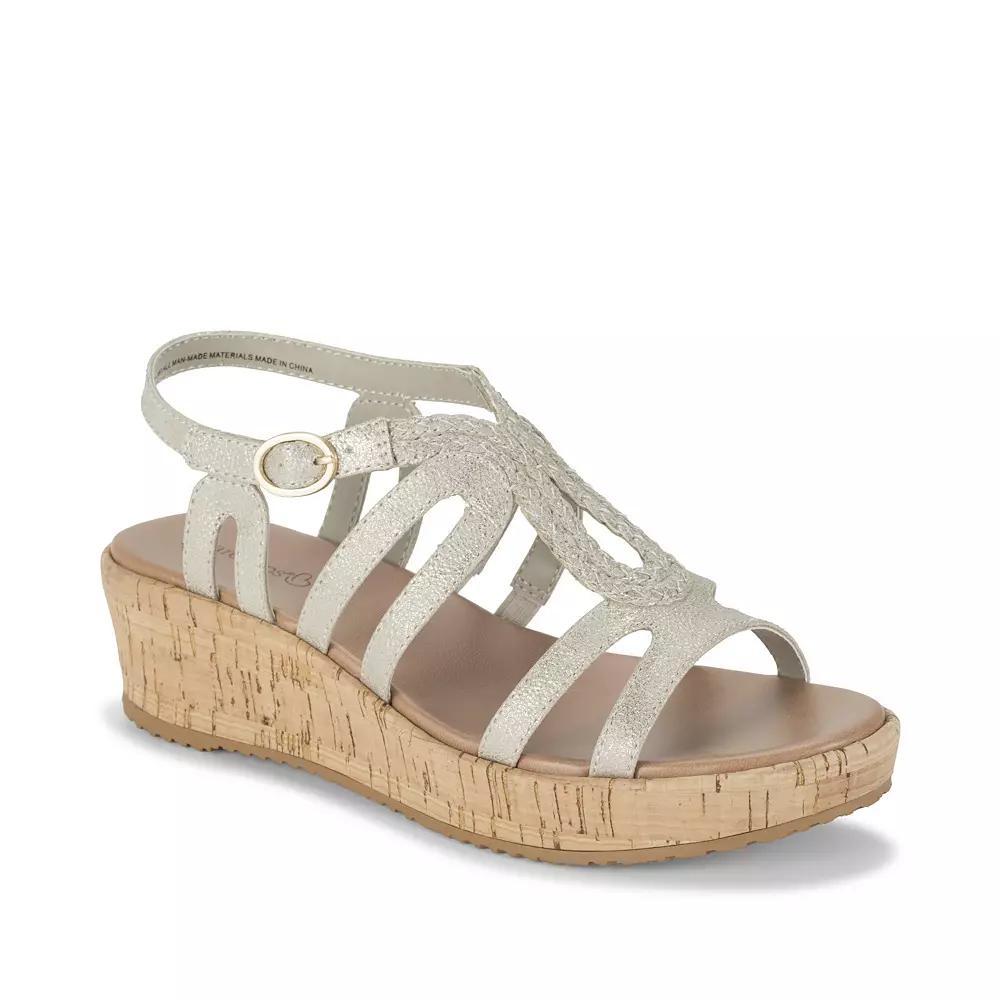 Baretraps Wilma Women's Wedge Sandals, Size: 9.5, Beige Product Image