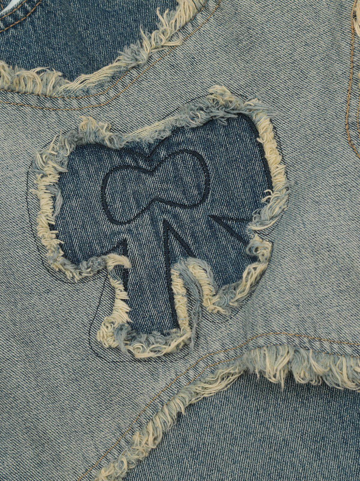 Aelfric Eden Fringe Bow Jeans Female Product Image