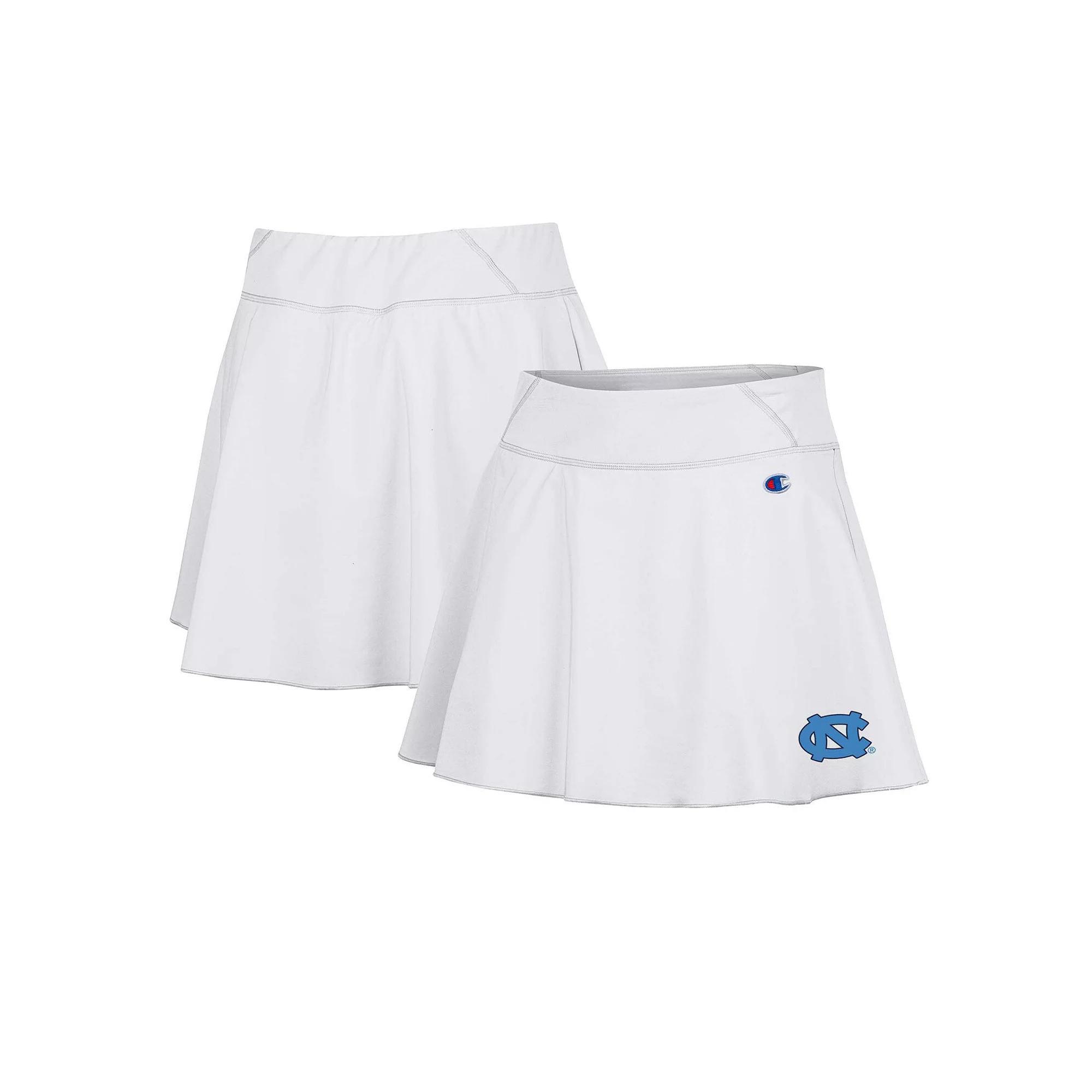 Women's Champion White North Carolina Tar Heels Tailgate Soft Touch Skort, Size: Small Product Image