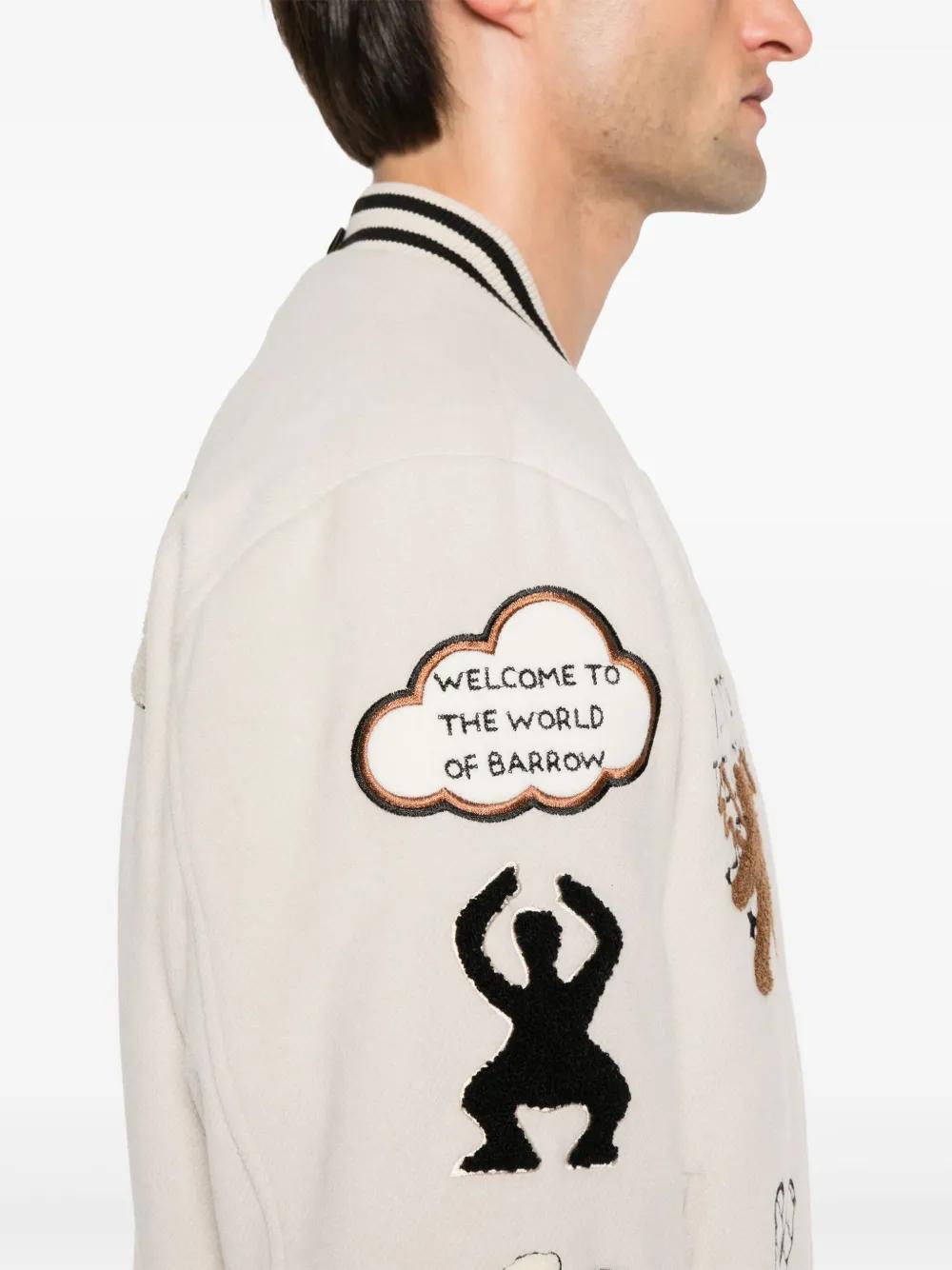 embroidred college jacket Product Image