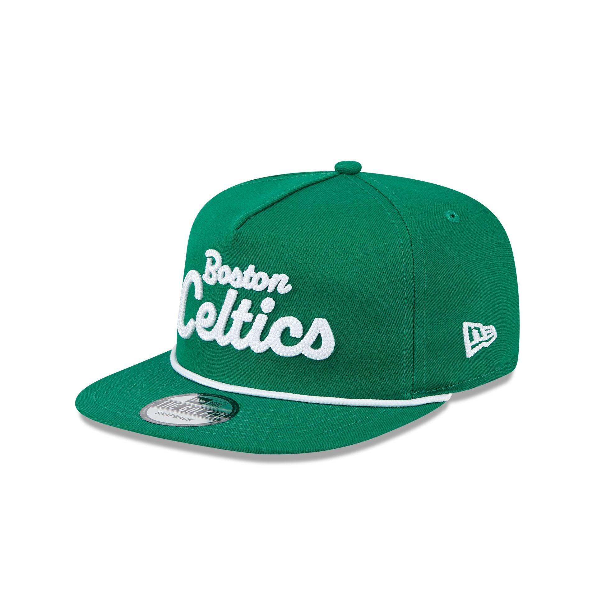 Boston Celtics Team Text Golfer Hat Male Product Image